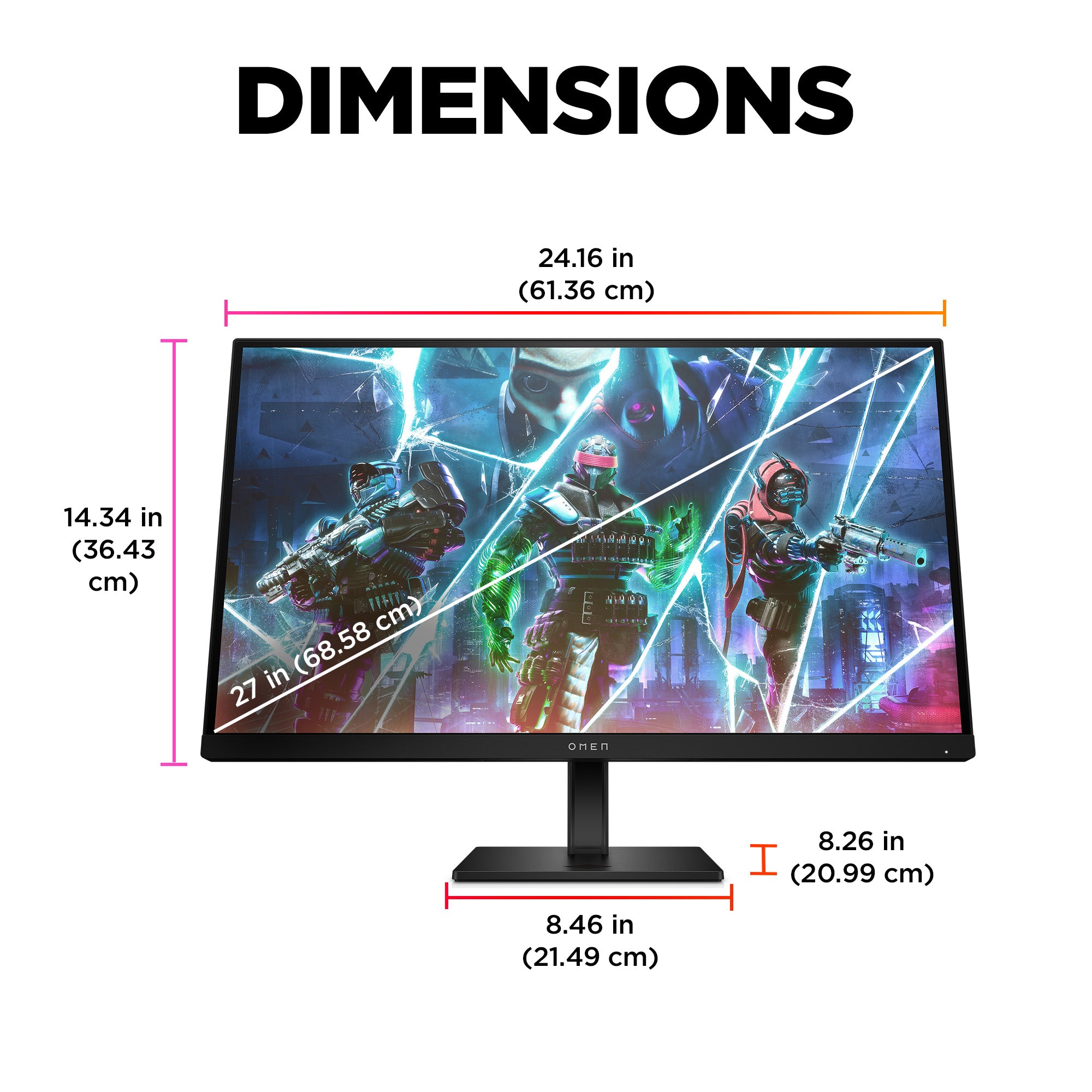 OMEN by HP 27 inch FHD 240Hz Gaming Monitor - OMEN 27s - Image 7