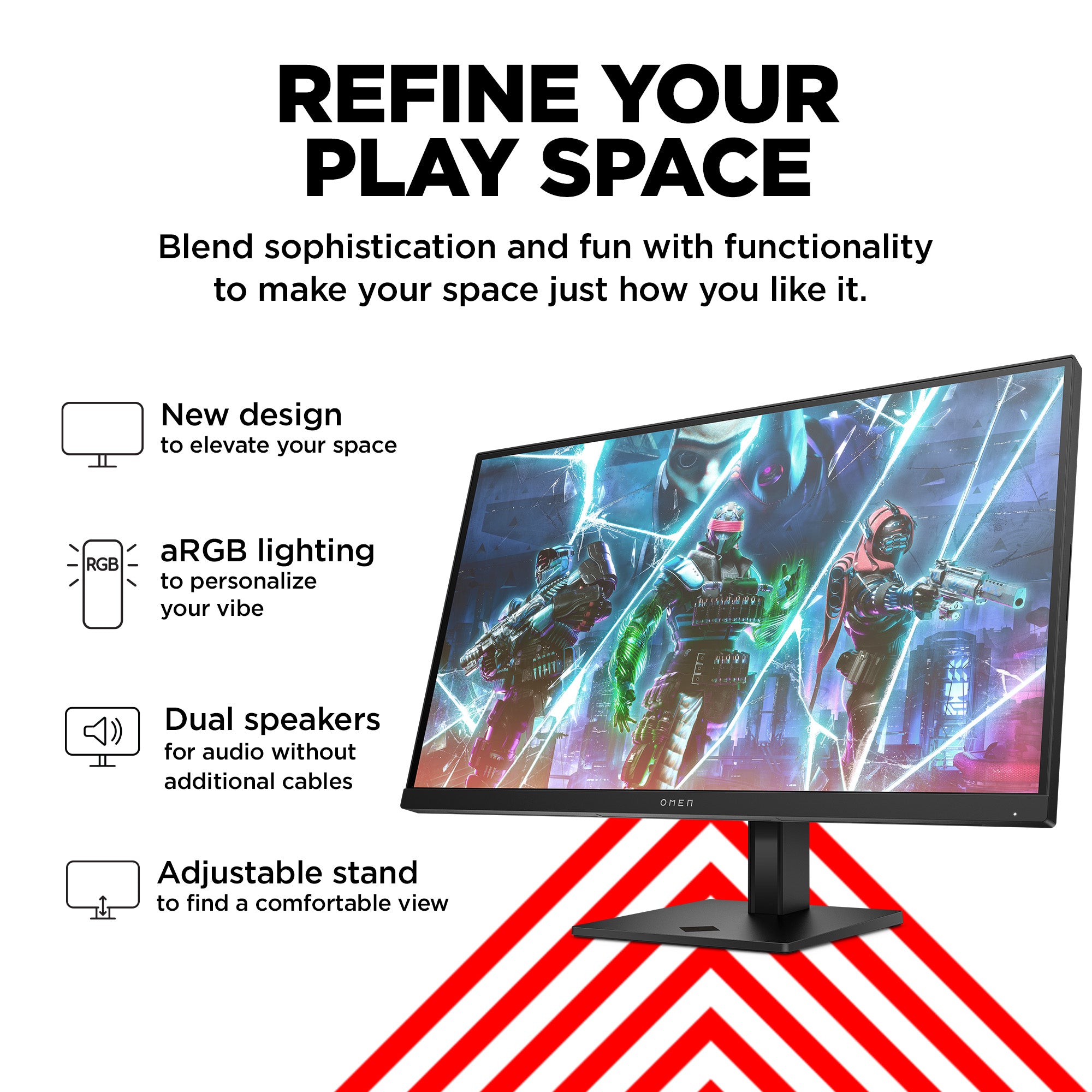 OMEN by HP 27 inch FHD 240Hz Gaming Monitor - OMEN 27s - Image 5