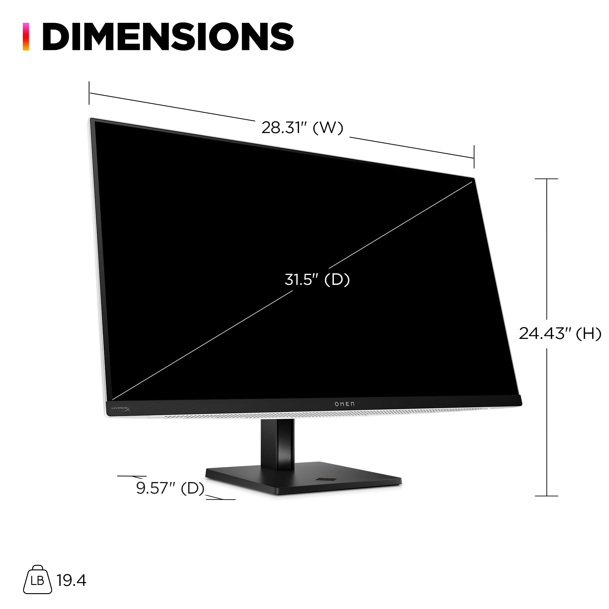 OMEN Transcend 31.5 inch UHD 240Hz OLED Gaming Monitor - OMEN Transcend 32 - Image 11
