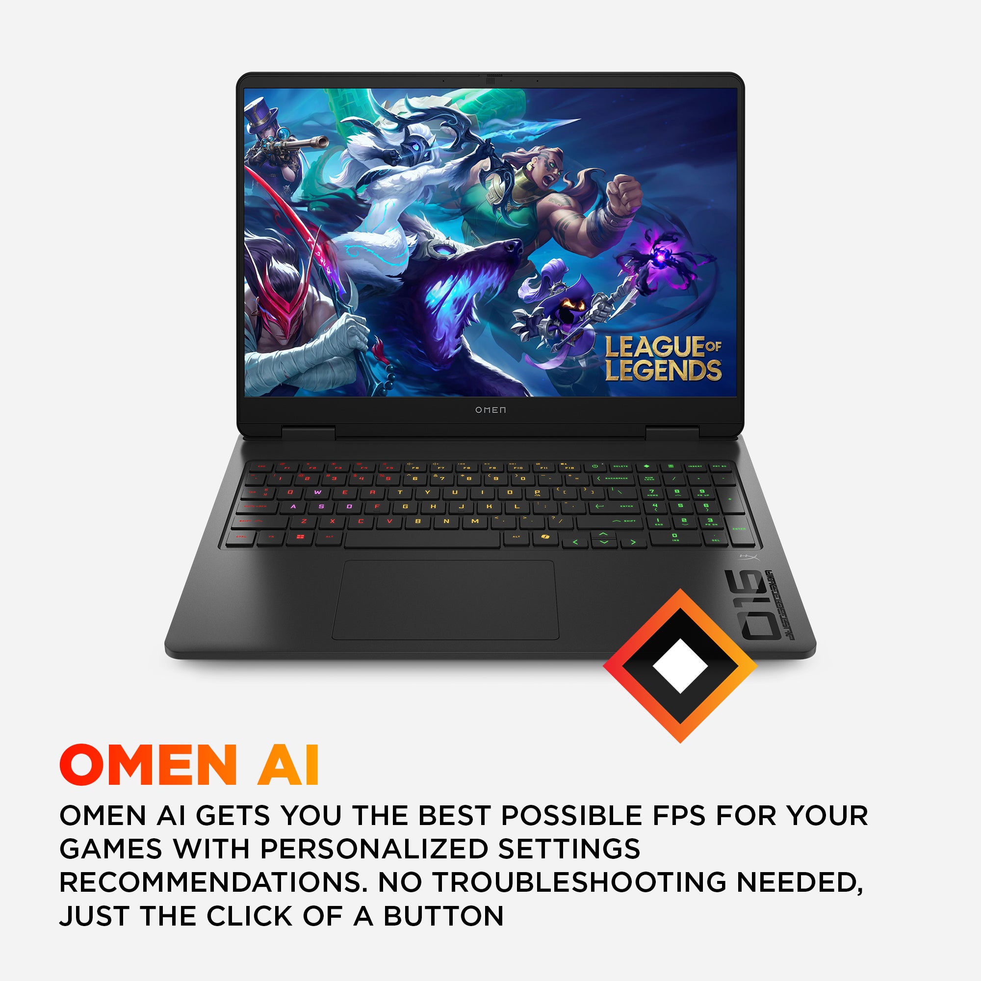 OMEN Gaming Laptop 16-ap0047nr 16. Windows 11 Home. AMD Ryzen™ AI 7. 16GB RAM. 1TB SSD. NVIDIA® GeForce RTX™ 5060. 2K. Shadow black - Image 2