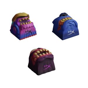 HyperX 3D Bundle - Brock Hofer - Fanged Beast + Ghost Beast + GRIM Beast Keycaps