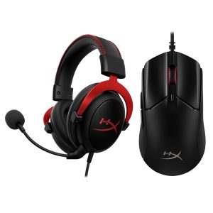 HyperX Bundle - Cloud II Wired Headset. Pulsefire Haste 2 Wired Mouse
