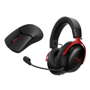 HyperX Bundle - Cloud III S Wireless Headset. Pulsefire Saga Pro Wireless Mouse