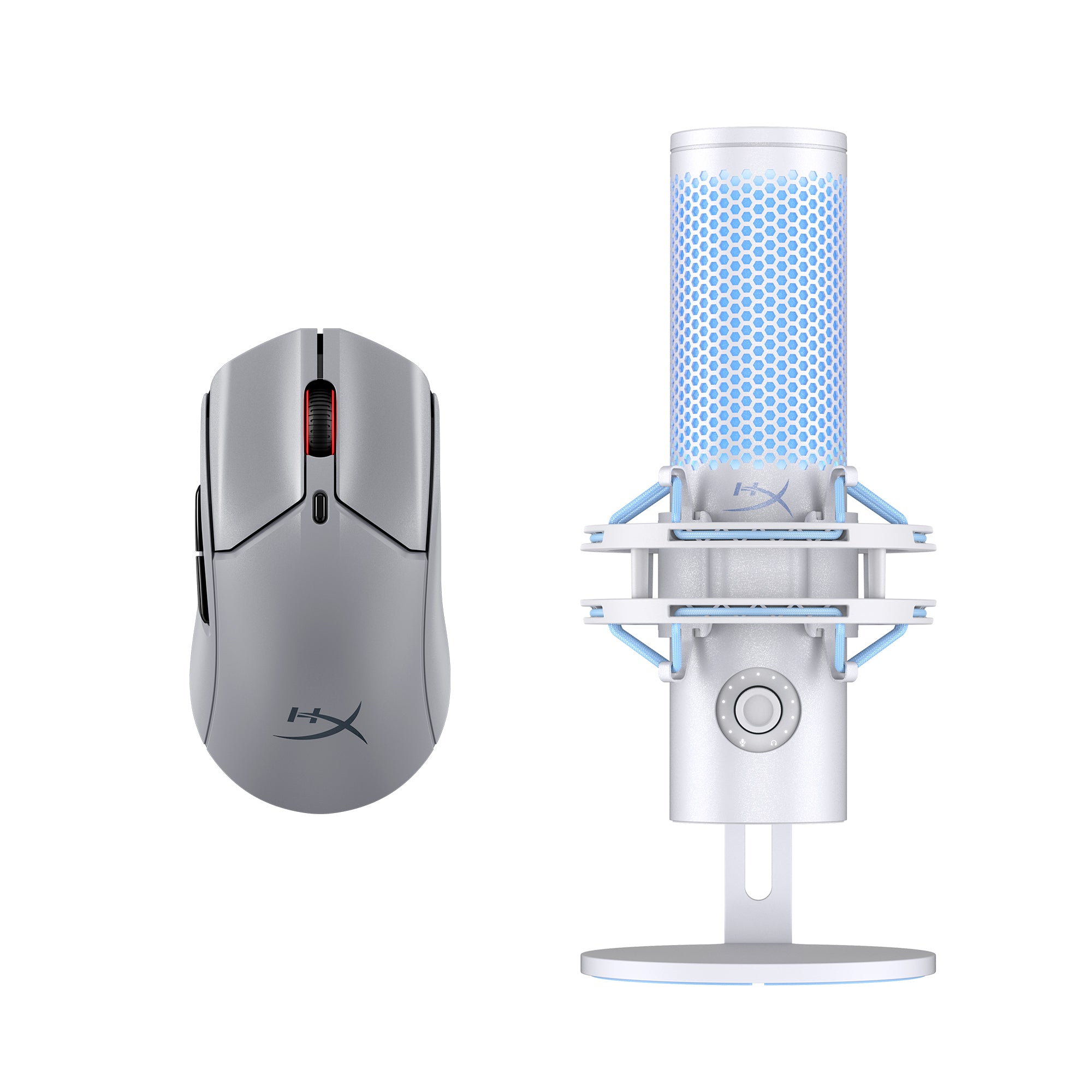 HyperX Bundle - QuadCast 2 Microphone. Pulsefire Haste 2 Pro Wireless Mouse - Image 2