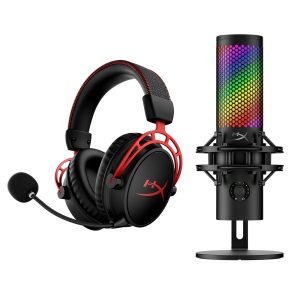 HyperX Bundle - Cloud Alpha Wireless Headset. QuadCast 2 S Microphone