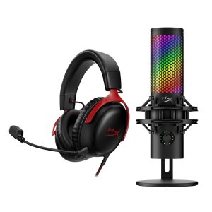 HyperX Bundle - Cloud III Wired Headset. QuadCast 2 S Microphone