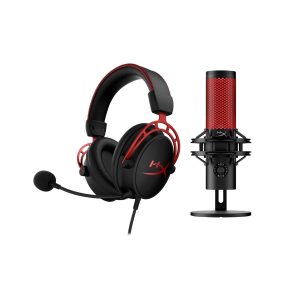 HyperX Bundle - Cloud Alpha Wired Headset. QuadCast 2 Microphone