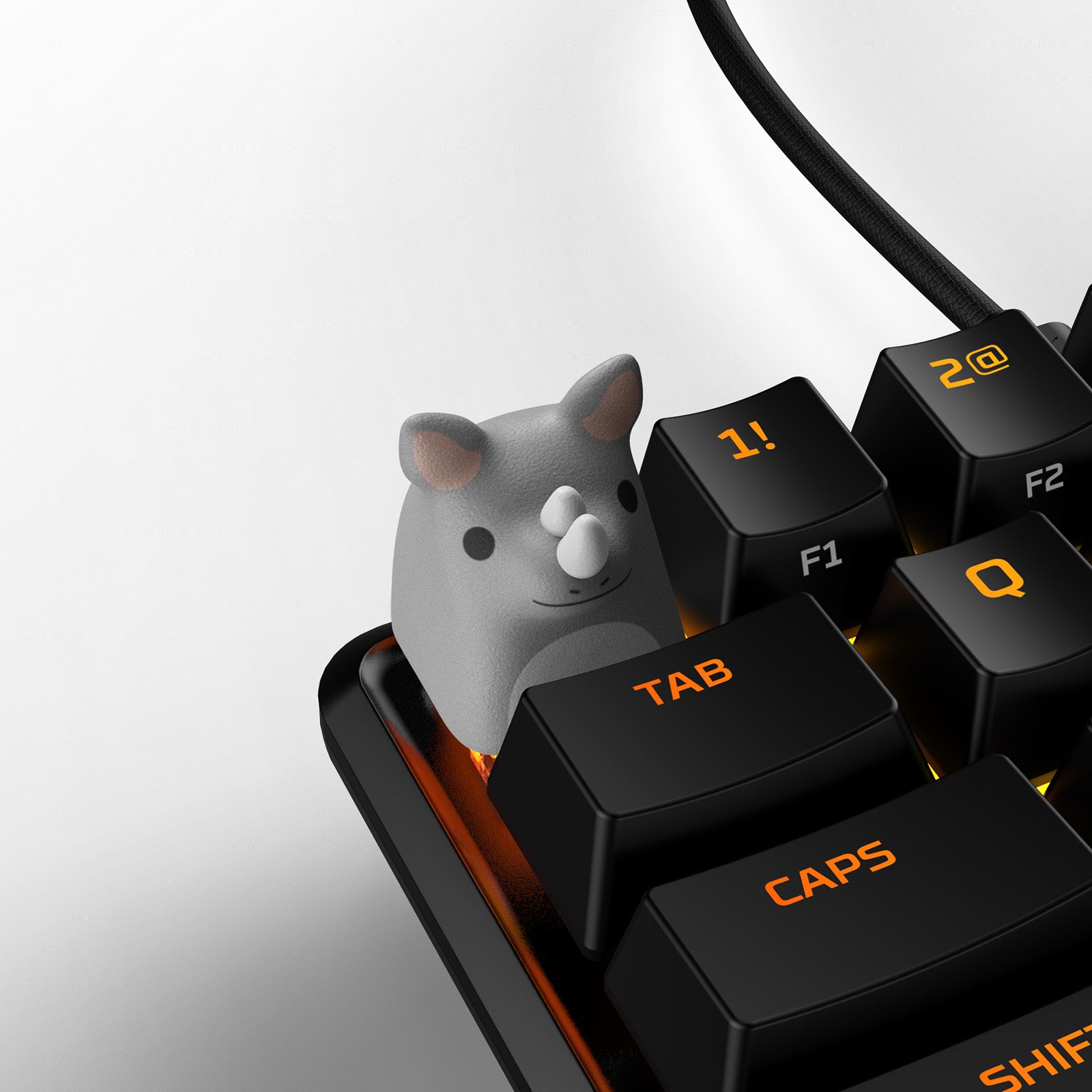 HX3D Keycap - Safari Rhino
