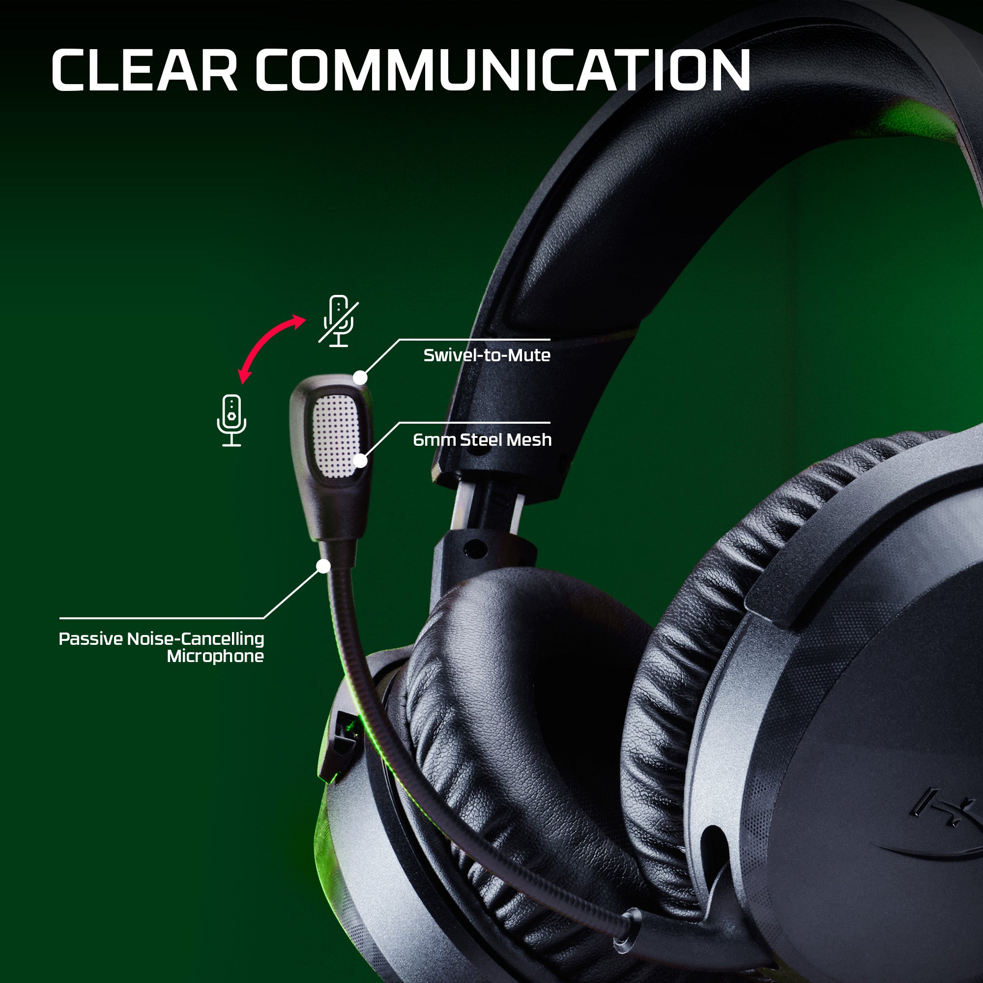 HyperX CloudX Stinger 3 – Wireless Gaming Headset – Xbox - Image 7