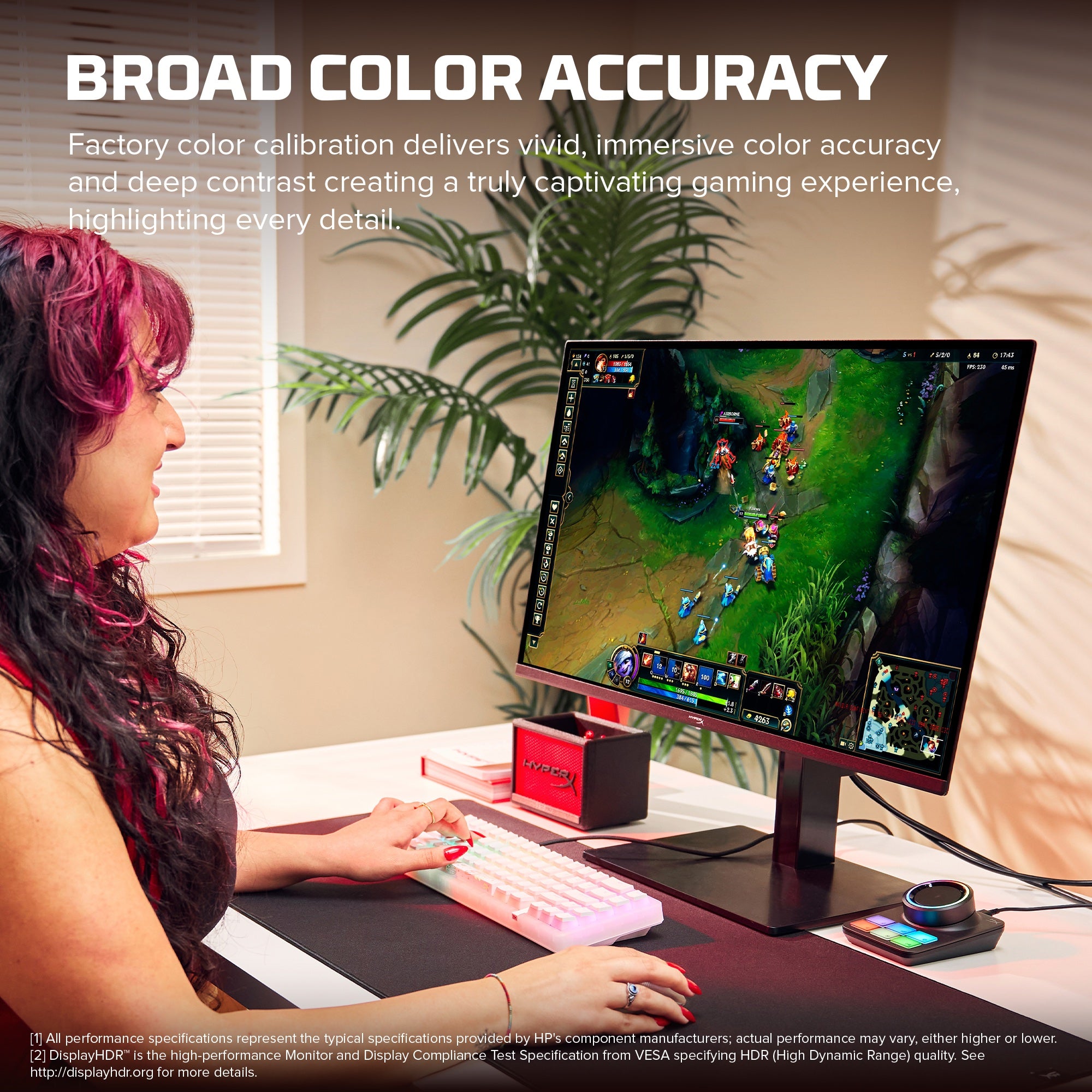 HyperX OMEN OLED 27 inch QHD 240Hz Gaming Monitor - OMEN OLED 27q - Image 2