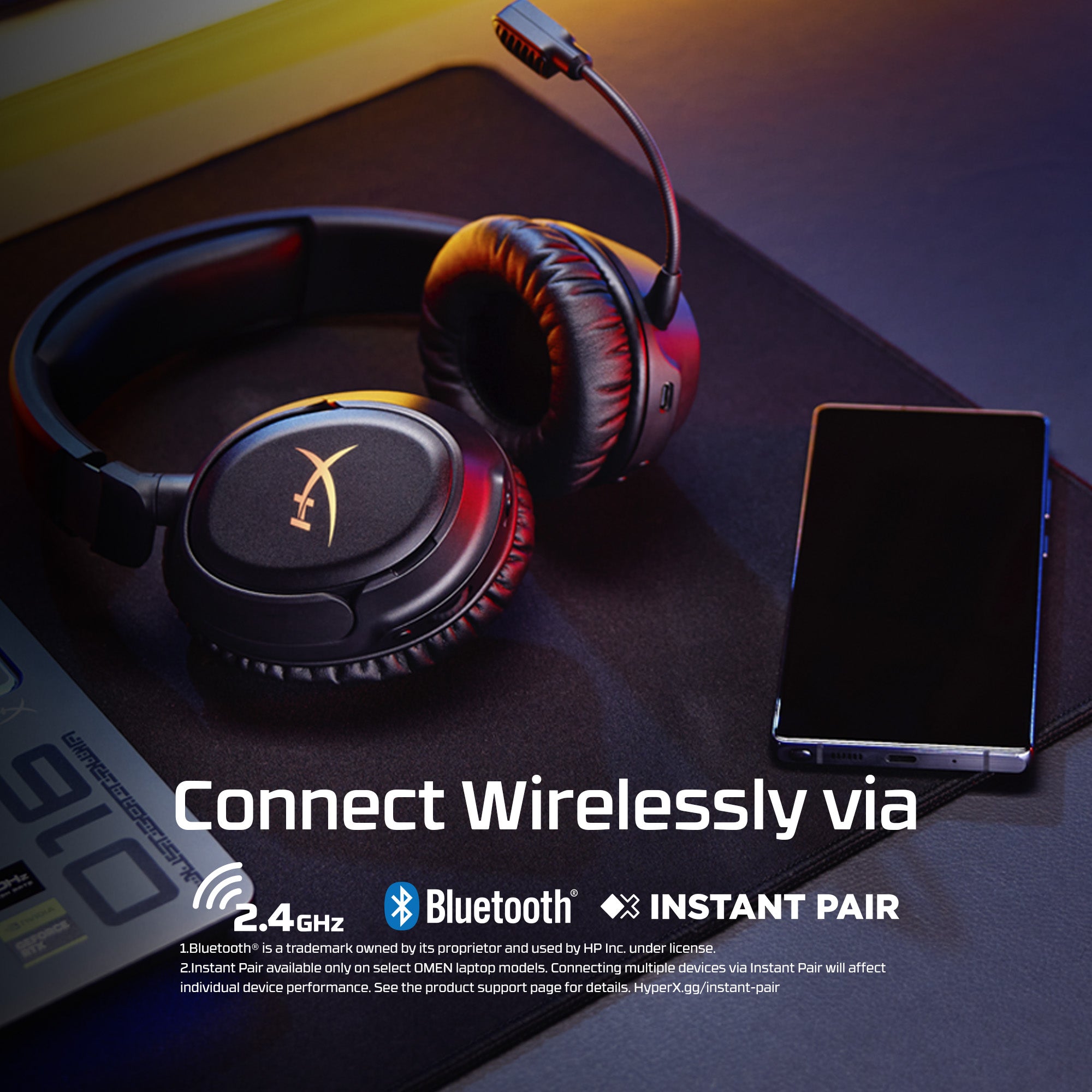 HyperX Cloud Flight 2 – Wireless Gaming Headset - Image 5