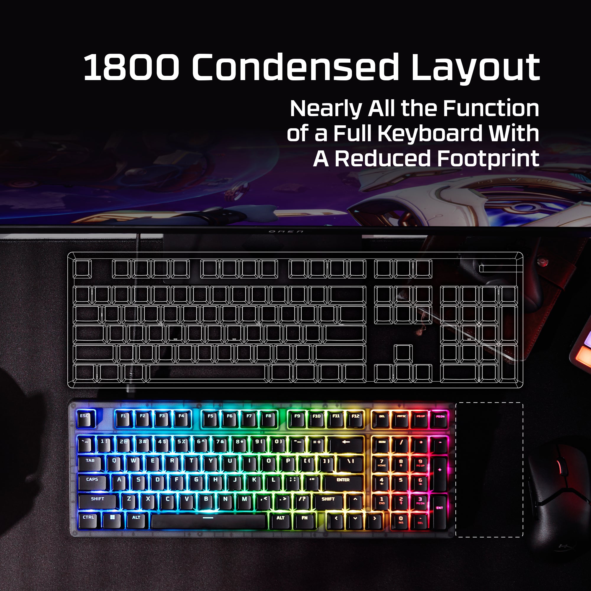 HyperX Origins 2 1800 – Mechanical Gaming Keyboard - Image 6