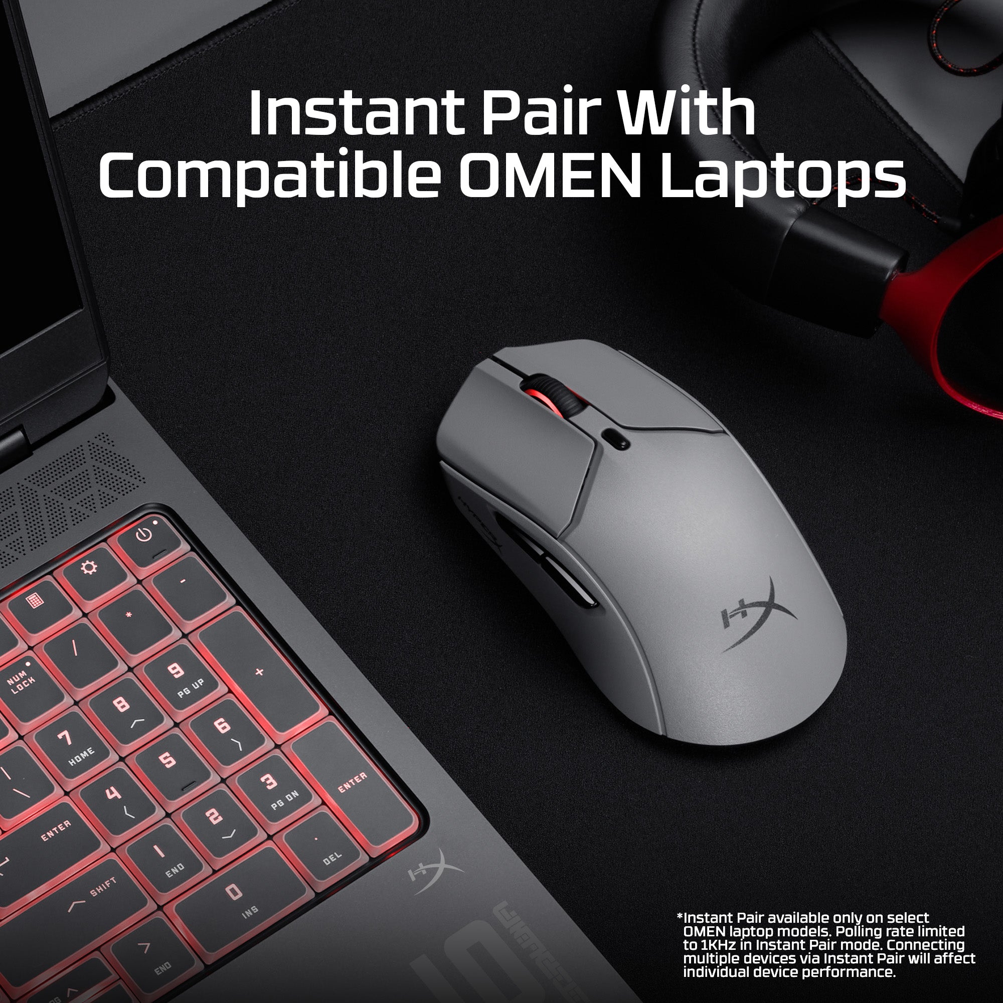 HyperX Pulsefire Haste 2 Pro – 4K Wireless Gaming Mouse - Image 8