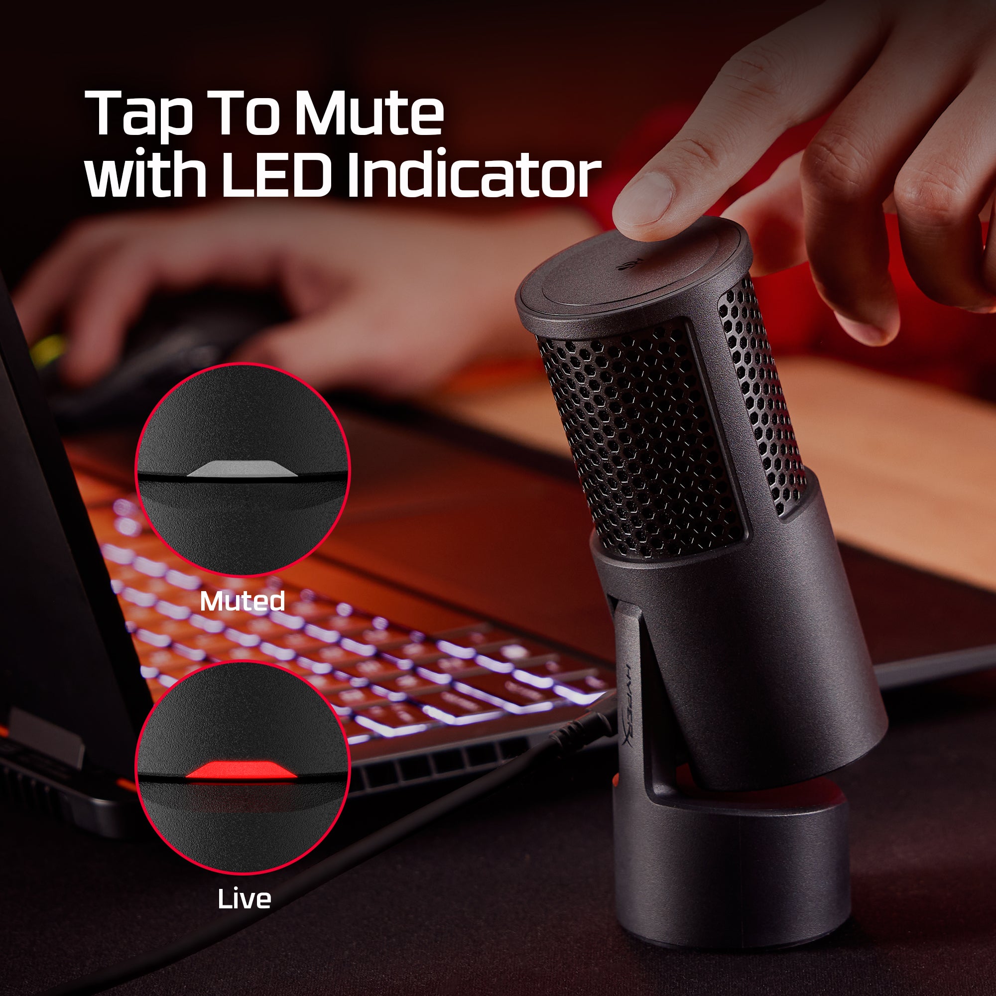 HyperX SoloCast 2 – USB Microphone - Image 5