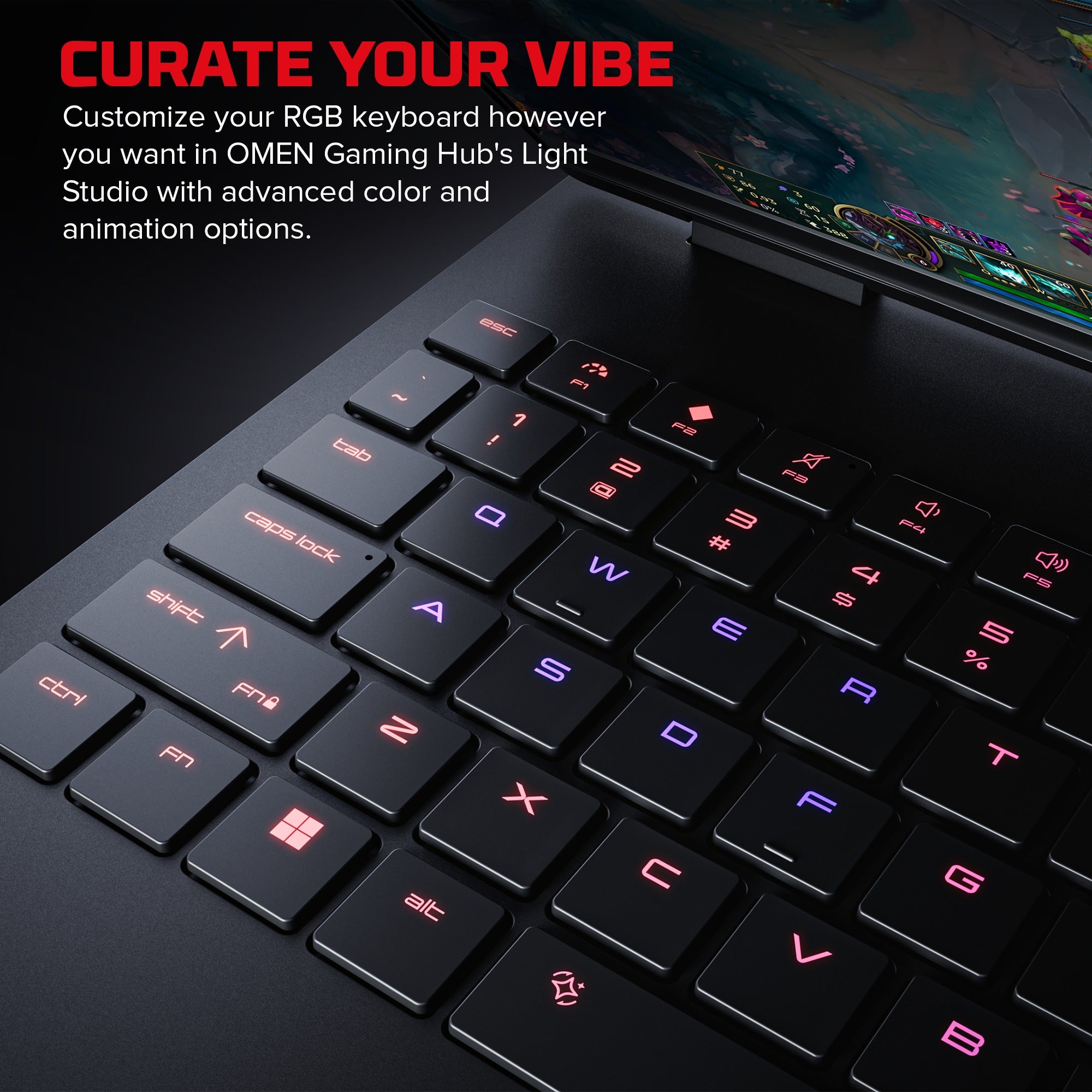 HyperX OMEN 15 inch Gaming Laptop PC 15. Windows 11 Home. 15.3. Intel® Core™ i7. 16GB RAM. 1TB SSD. NVIDIA® GeForce RTX™ 5060. 2.5K. Shadow black - Image 3
