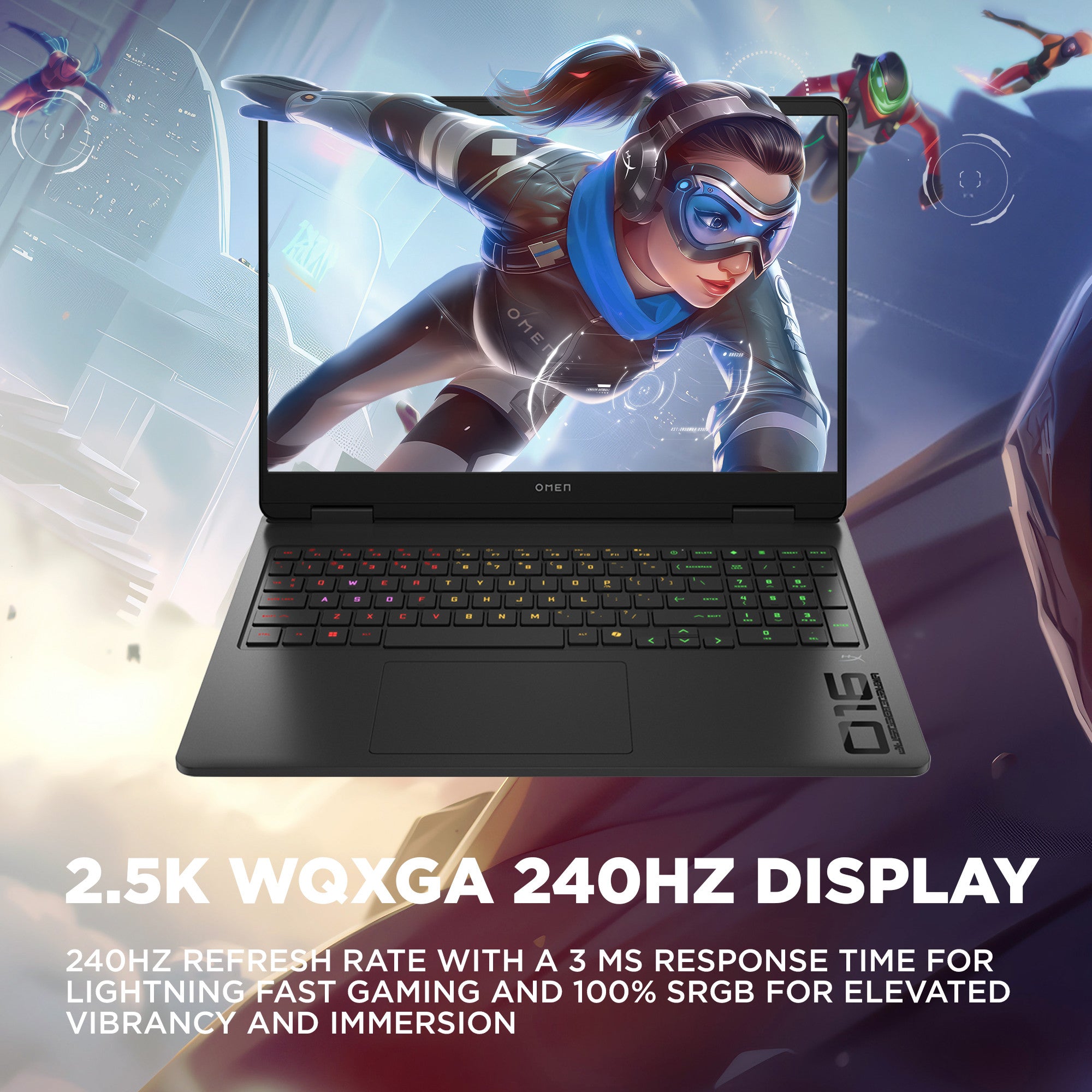 OMEN Gaming Laptop 16-ap0097nr 16. Windows 11 Home. AMD Ryzen™ AI 9. 32GB RAM. 1TB SSD. NVIDIA® GeForce RTX™ 5070. WQXGA. Shadow black - Image 5