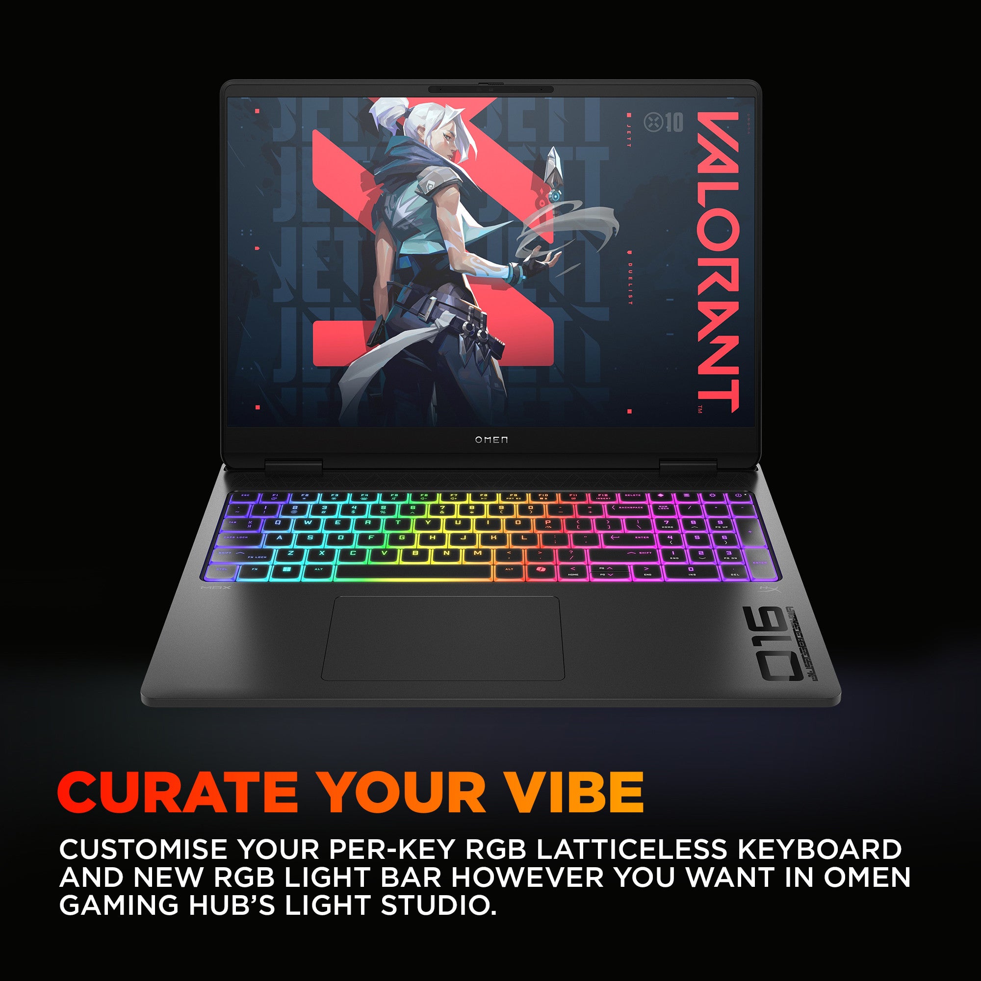 OMEN MAX Gaming Laptop 16-ah0057nr 16. Windows 11 Home. Intel® Core™ Ultra 7. 16GB RAM. 1TB SSD. NVIDIA® GeForce RTX™ 5070. 2K. Shadow black - Image 4
