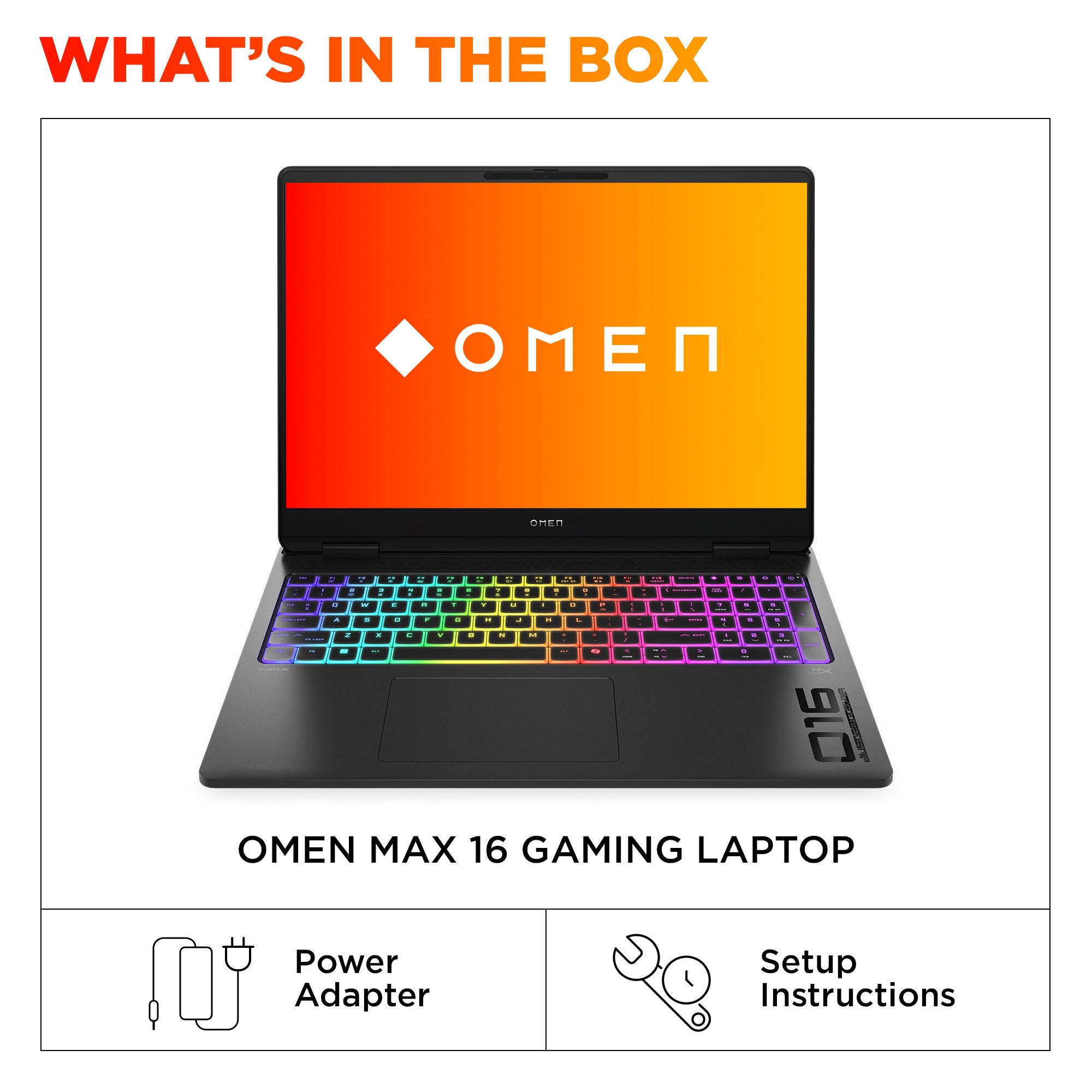OMEN MAX Gaming Laptop 16-ah0057nr 16. Windows 11 Home. Intel® Core™ Ultra 7. 16GB RAM. 1TB SSD. NVIDIA® GeForce RTX™ 5070. 2K. Shadow black - Image 9