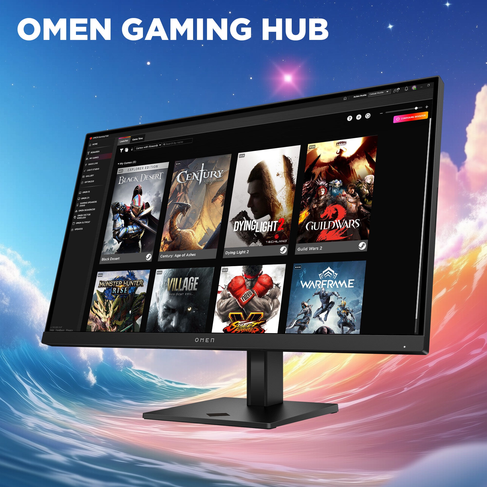 OMEN 27 inch QHD 280Hz Gaming Monitor - OMEN 27qs G2 - Image 9