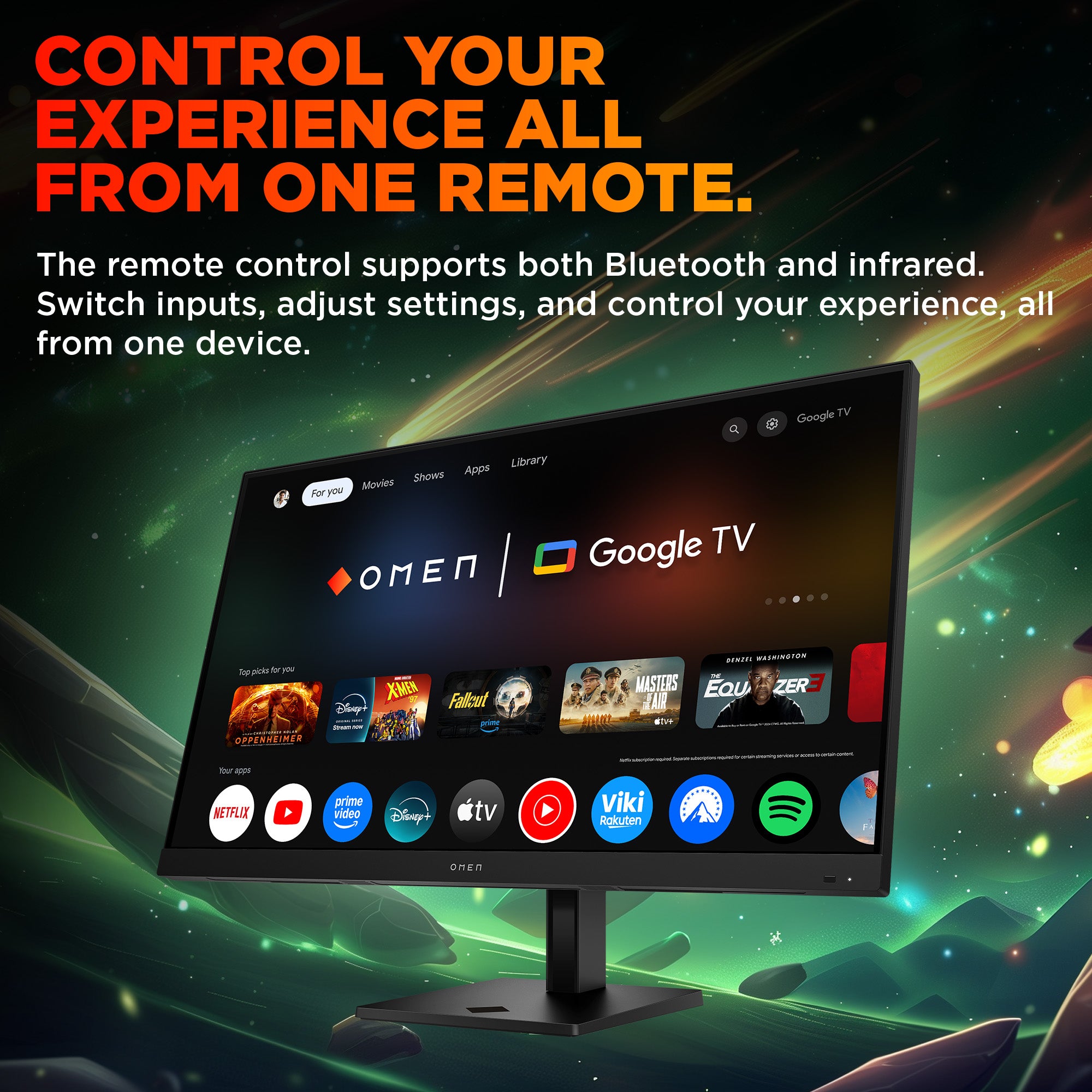 OMEN by HP 31.5 inch UHD 144Hz Smart Gaming Monitor - OMEN 32x - Image 6