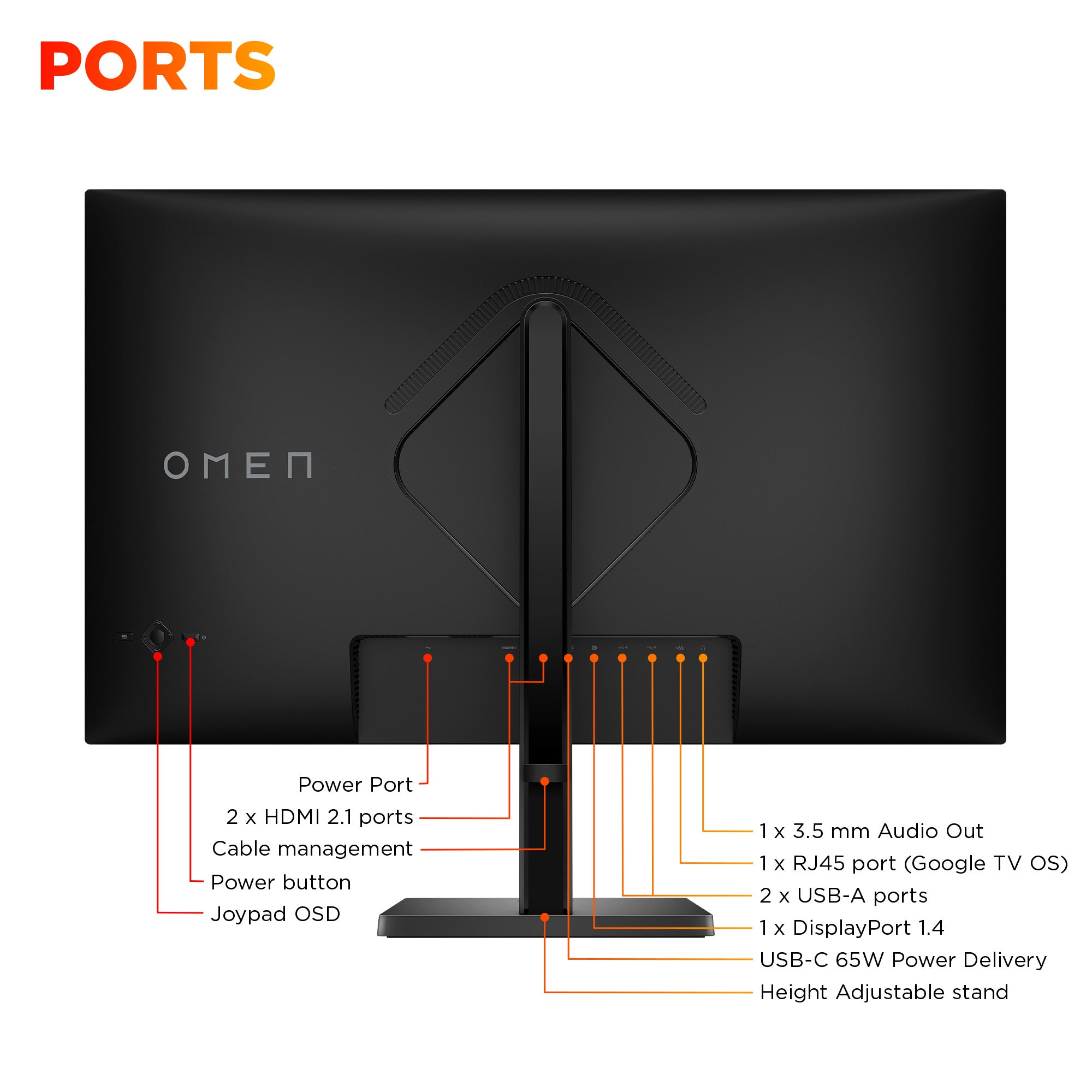 OMEN by HP 31.5 inch UHD 144Hz Smart Gaming Monitor - OMEN 32x - Image 12
