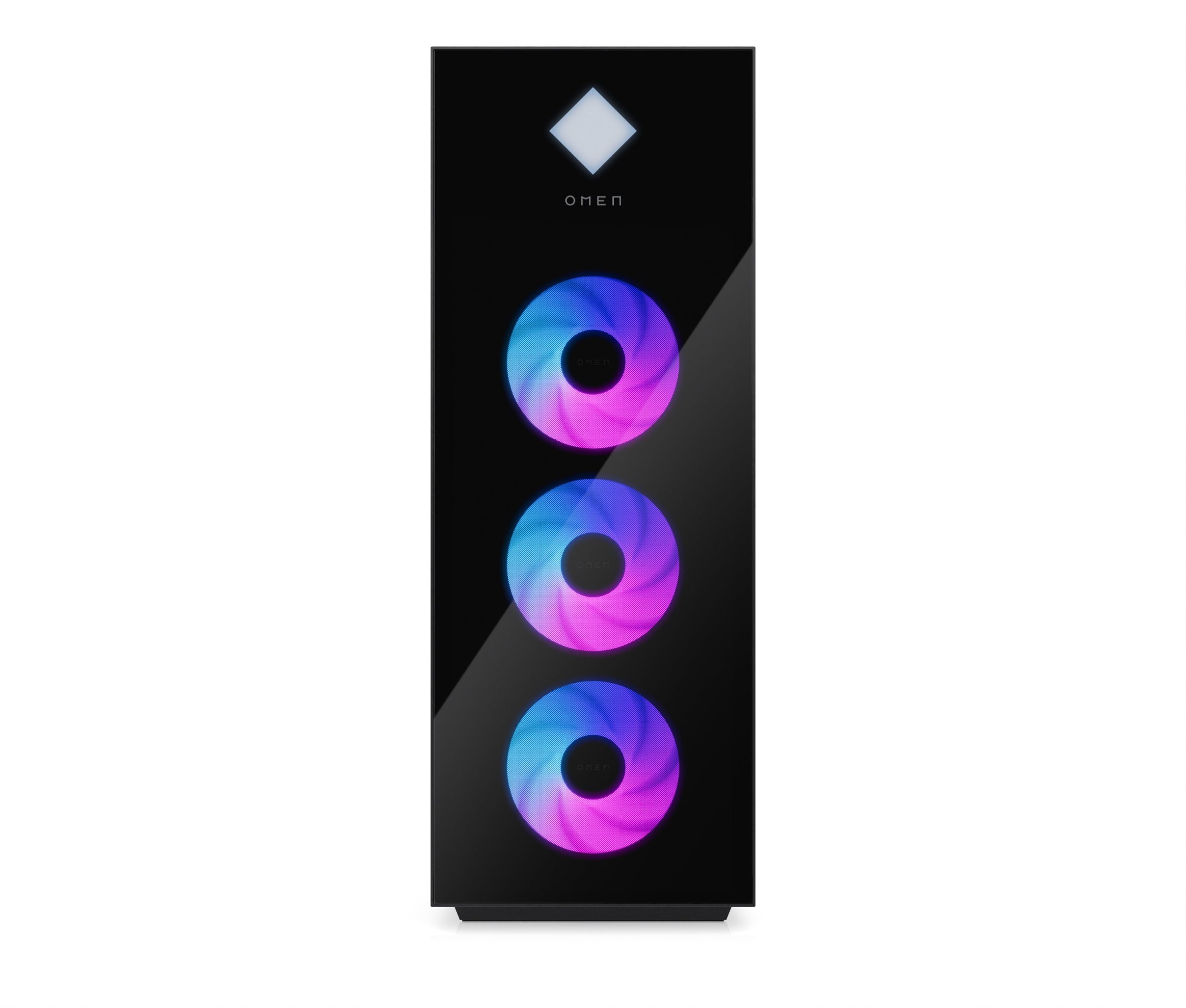 OMEN by HP 45L Gaming Desktop GT22-3090. Windows 11 Pro. Intel® Core™ Ultra 9. 64GB RAM. 2TB SSD. NVIDIA® GeForce RTX™ 5090. Black