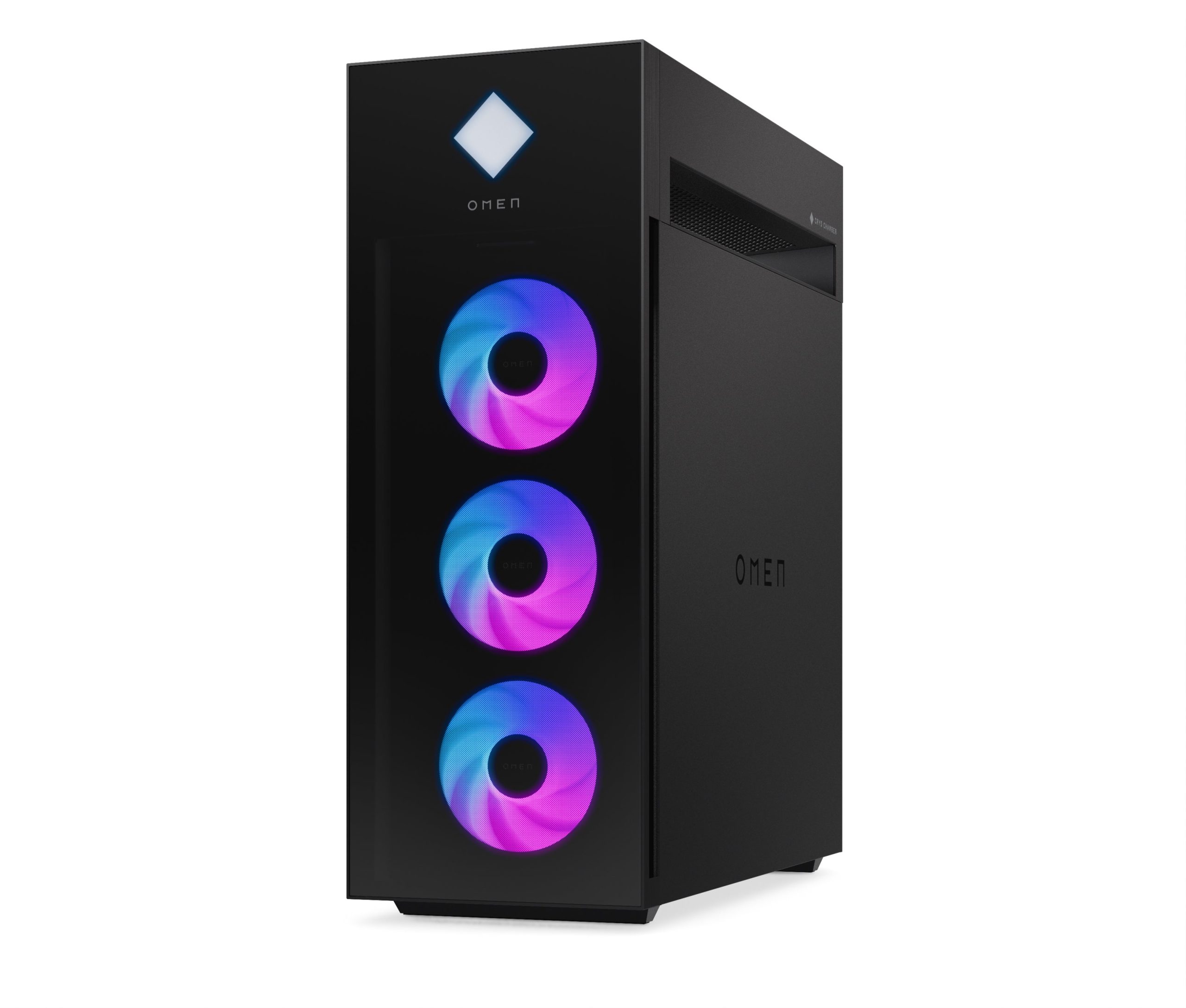 OMEN by HP 45L Gaming Desktop GT22-3090. Windows 11 Pro. Intel® Core™ Ultra 9. 64GB RAM. 2TB SSD. NVIDIA® GeForce RTX™ 5090. Black - Image 4